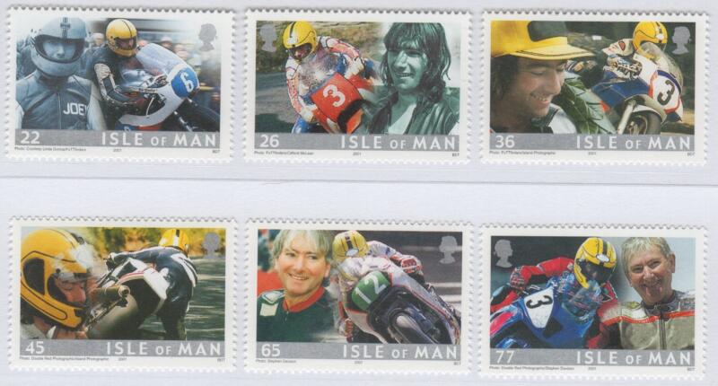 Francobolli Man Anno 2001 Joey Dunlop