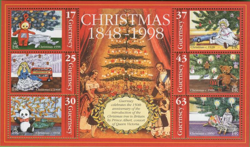 Foglietto Guernsey Anno 1998 Natale