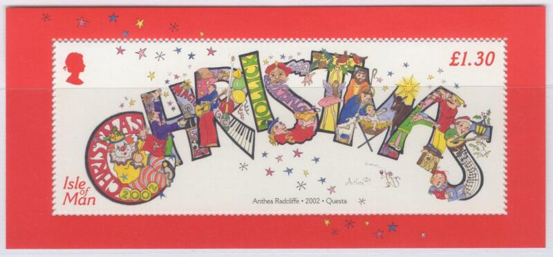 Foglietto Man Anno 2002 Natale