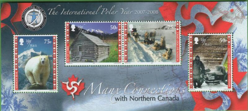 Foglietto Man Anno 2007 Anno Polare Internazionale