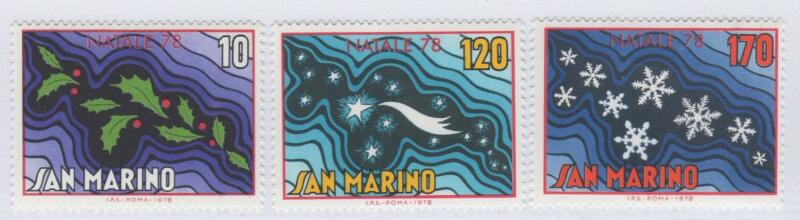 Francobolli San Marino Anno 1978 Natale