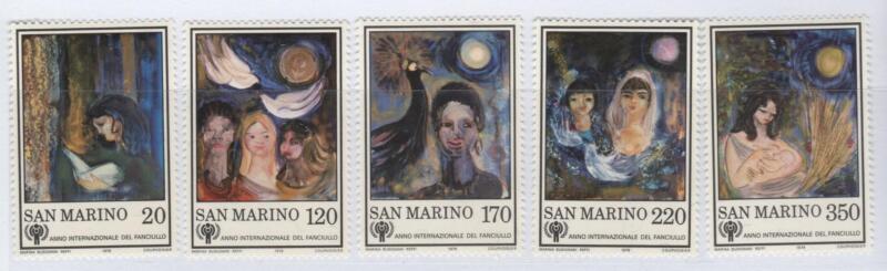 Francobolli San Marino Anno 1979 Anno internazionale del fanciullo