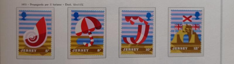 Francobolli Jersey Anno 1975 Turismo