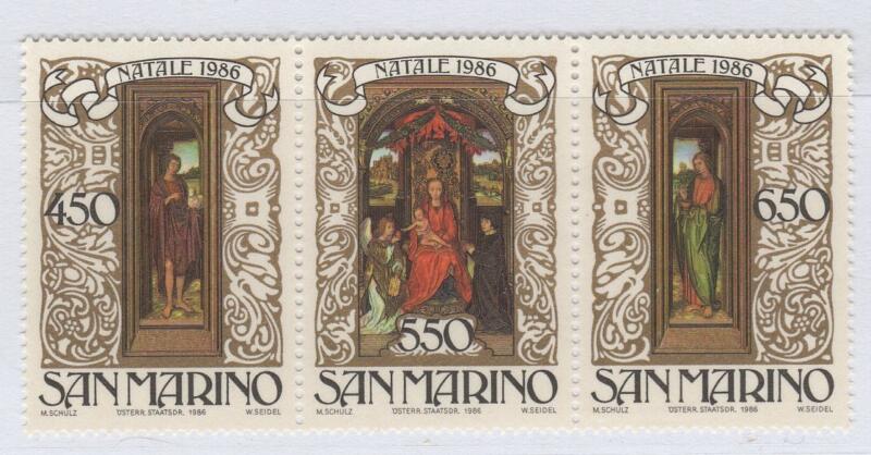 Francobolli San Marino Anno 1986 Natale