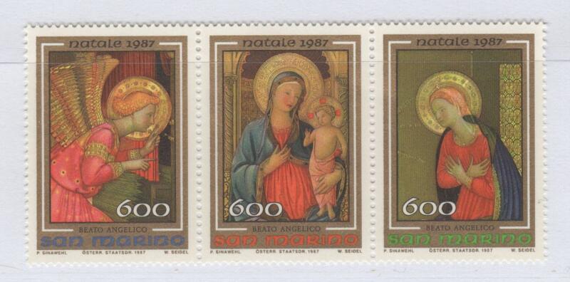 Francobolli San Marino Anno 1987 Natale