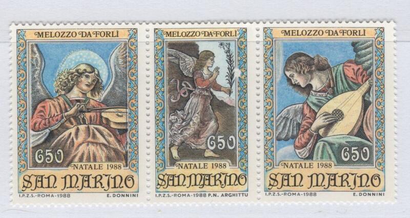 Francobolli San Marino Anno 1988 Natale