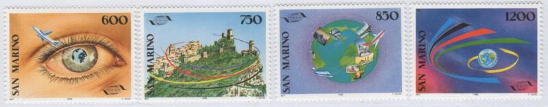 Francobolli San Marino Anno 1995 20esimo anniversario dell'Organizzazione Mondiale del Turismo OMT