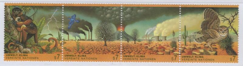 Francobolli Nazioni Unite – ONU Ufficio di Vienna Anno 1993 Ambiente-Clima