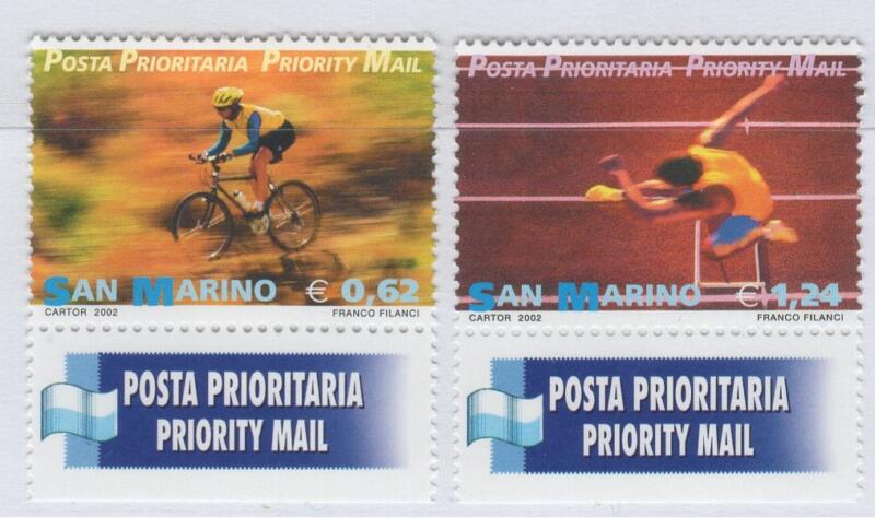 Francobolli San Marino Anno 2002 Posta Prioritaria