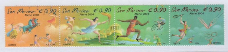 Francobolli San Marino Anno 2004 ATENE 2004 Giochi Olimpici estivi
