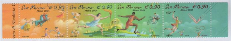 Francobolli San Marino Anno 2004 ATENE 2004 Giochi Olimpici estivi