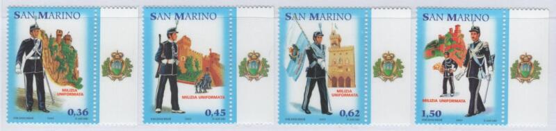 Francobolli San Marino Anno 2005 La Milizia uniformata sammarinese