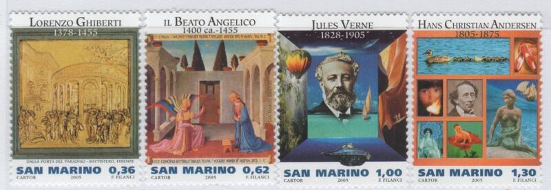 Francobolli San Marino Anno 2005 Artisti