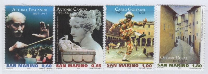 Francobolli San Marino Anno 2007 Artisti