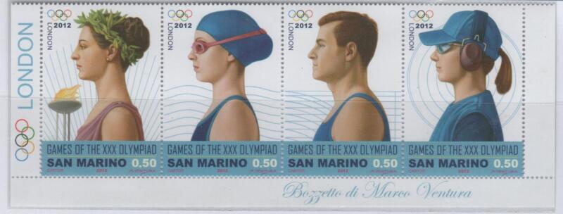 Francobolli San Marino Anno 2012 LONDON 2012 Giochi Olimpici estivi Londra