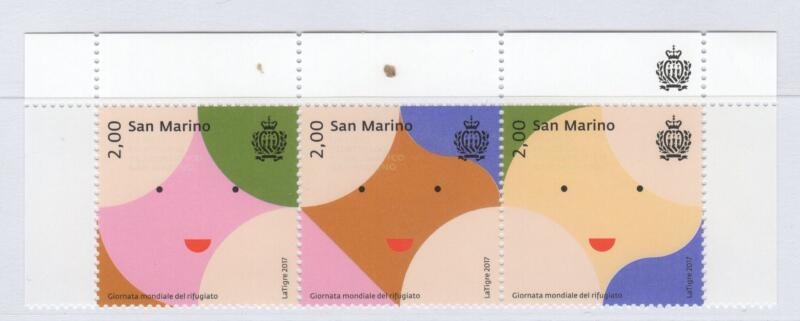 Francobolli San Marino Anno 2017 Giornata mondiale del rifugiato