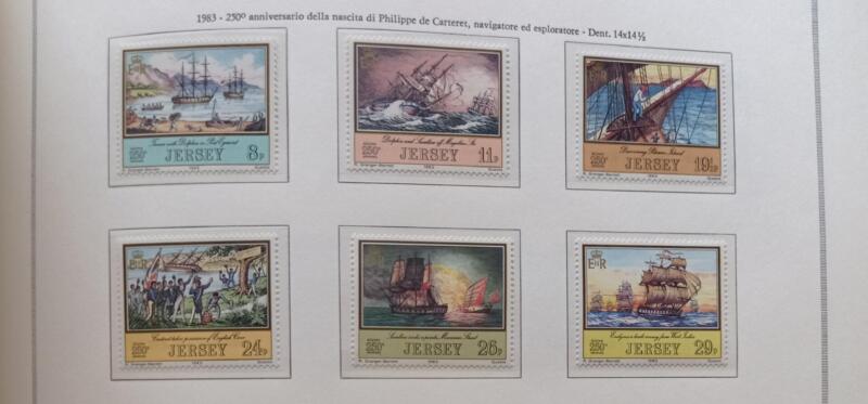 Francobolli Jersey  Anno 1983  Vite avventurose Prima serie