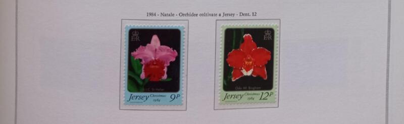 Francobolli Jersey Anno 1984 Natale