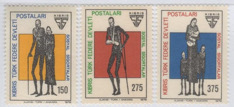 Francobolli Cipro Turca Anno 1978 Presidenza sociale