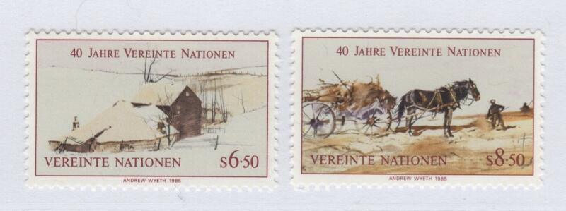 Francobolli Nazioni Unite – ONU Ufficio di Vienna Anno 1985 40esimo anniversario delle Nazioni Unite