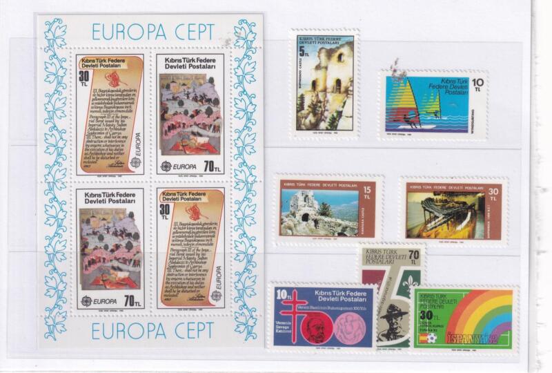 Francobolli Cipro Turca Anno 1982 Varie emissioni