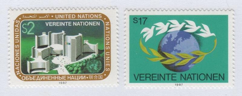 Francobolli Nazioni Unite – ONU Ufficio di Vienna Anno 1987 Ordinaria