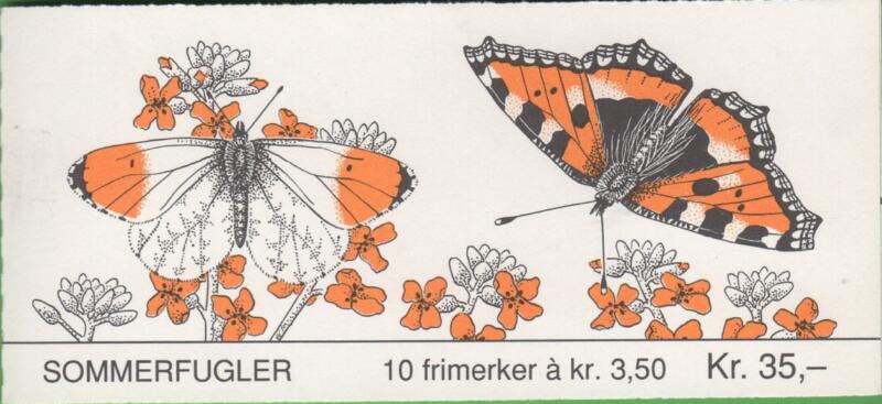 Libretto Norvegia Anno 1993 Farfalle