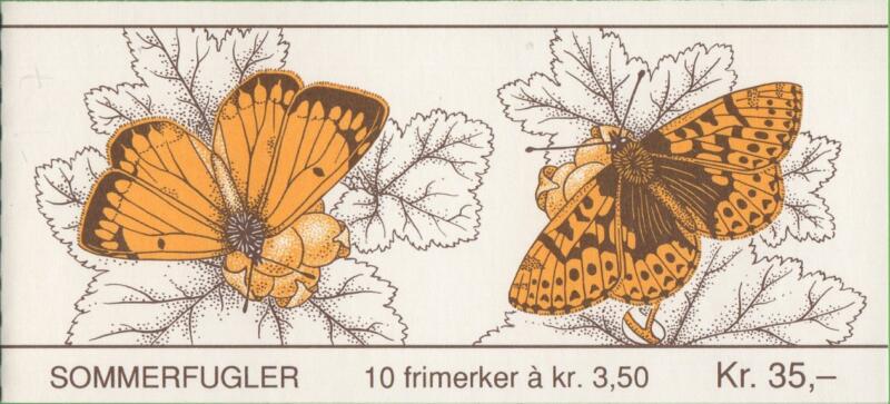 Libretto Norvegia Anno 1994 Farfalle