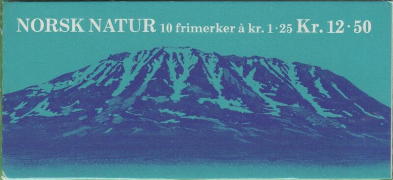 Coppia di Libretti Norvegia Anno 1978 Paesaggi norvegesi