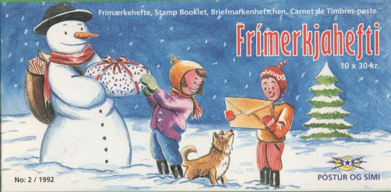 Libretto Islanda Anno 1992 Natale
