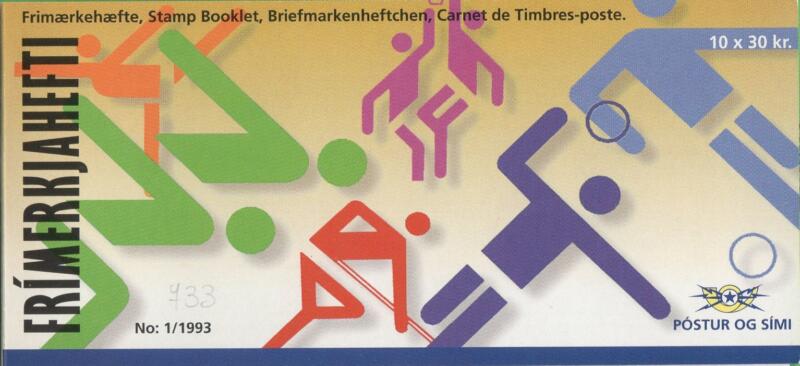 Libretto Islanda Anno 1993 Sport