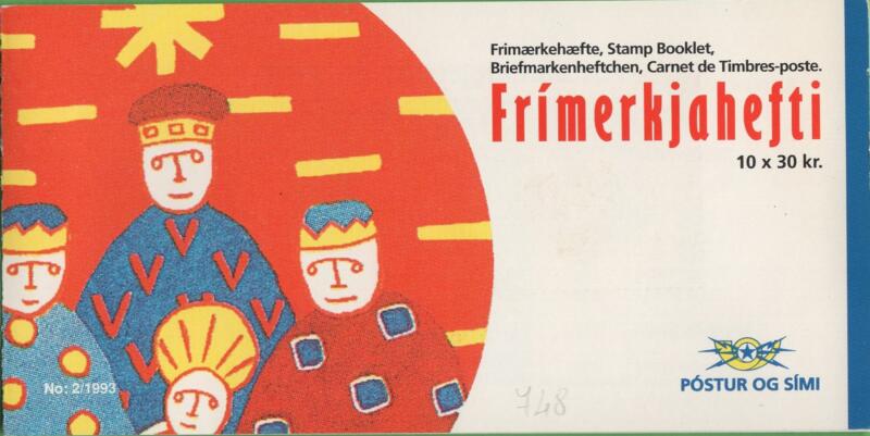 Libretto Islanda Anno 1993 Natale