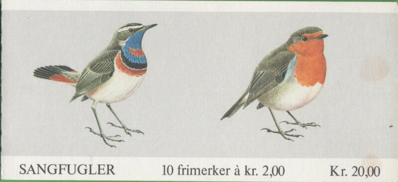 Libretto Norvegia Anno 1982 Uccelli