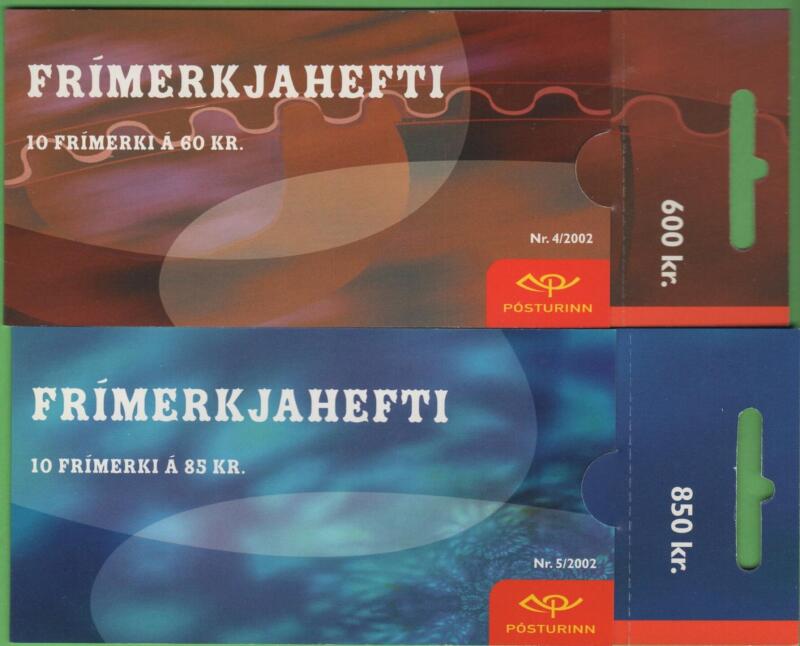 Coppia di Libretti Islanda Anno 2002 Europa Il circo