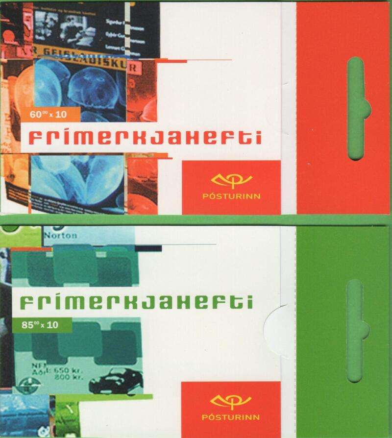 Coppia di Libretti Islanda Anno 2003 Europa L'arte del manifesto