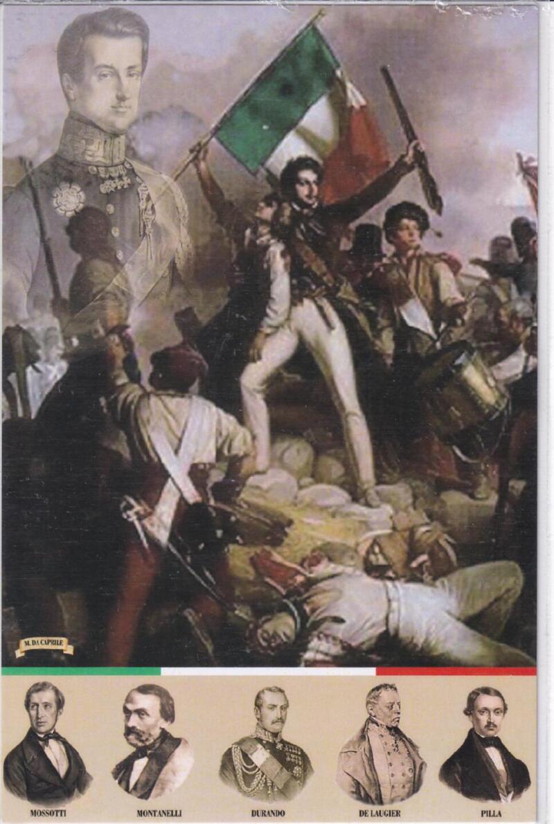 Cartolina di Er Tramme 1861-2011 150esimo anniversario dell'Unità d’Italia