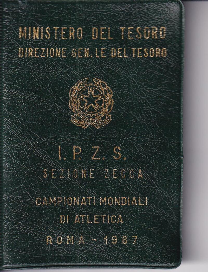 Moneta Italia Atletica Lire 500 Anno 1987