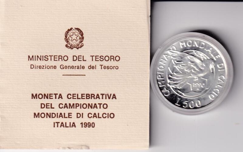 Moneta Italia Italia 90 Lire 500 Anno 1990