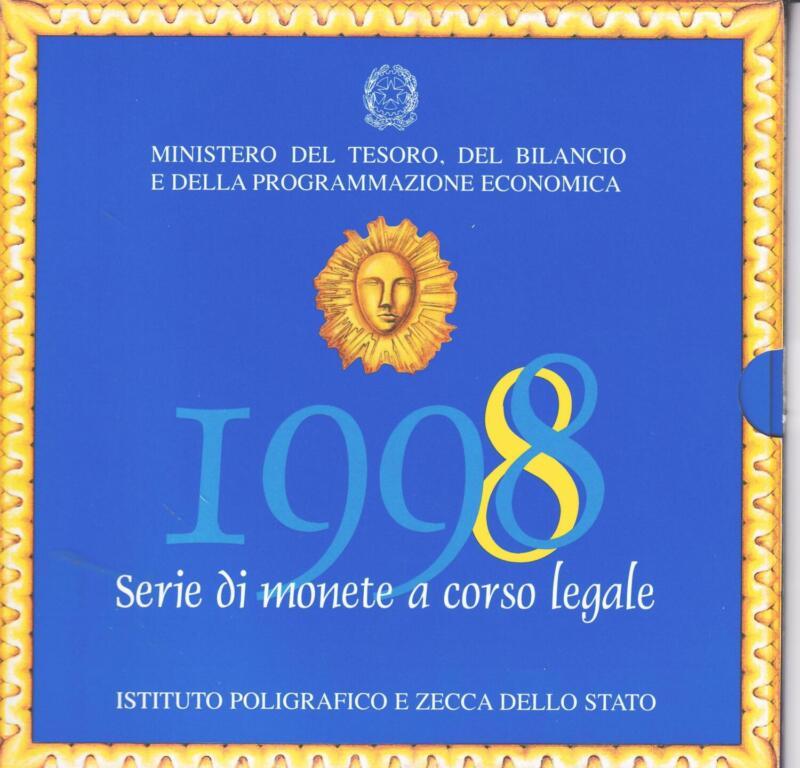 Monete Italia – Serie di monete a corso legale 1998 Gian Lorenzo Bernini
