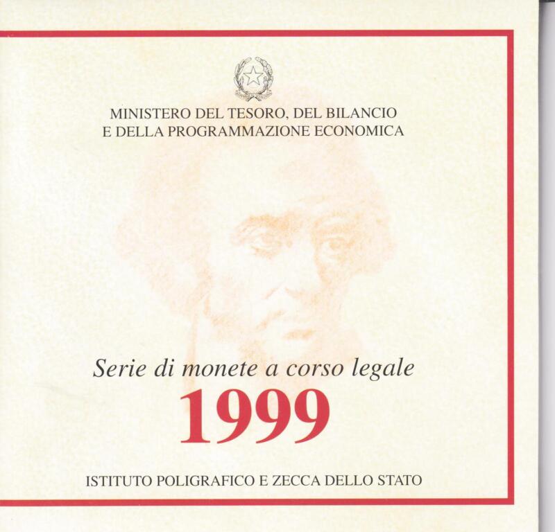 Monete Italia – Serie di monete a corso legale 1999 Vittorio Alfieri