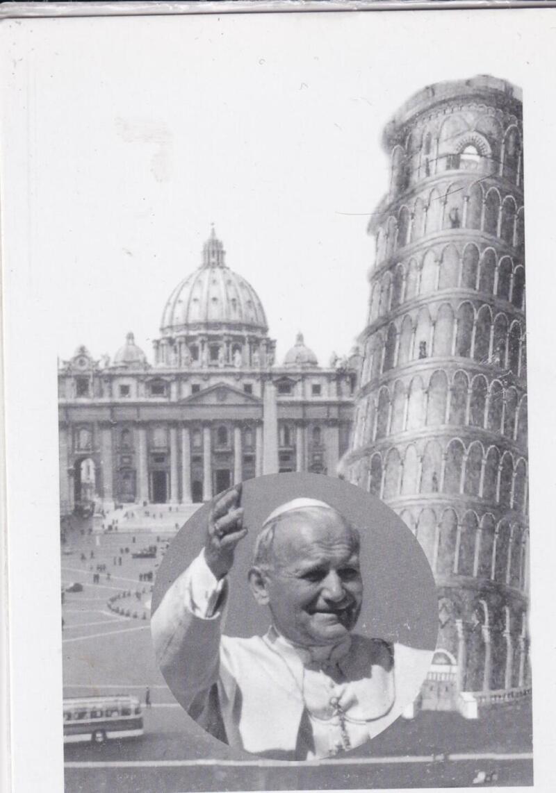 Cartolina Pisa In occasione della presentazione del volume 'Verso il Giubileo del 2000. I Papi, da San Pietro a Giovanni Paolo II' di Francesco Ingrasciotta 7 dicembre 1999