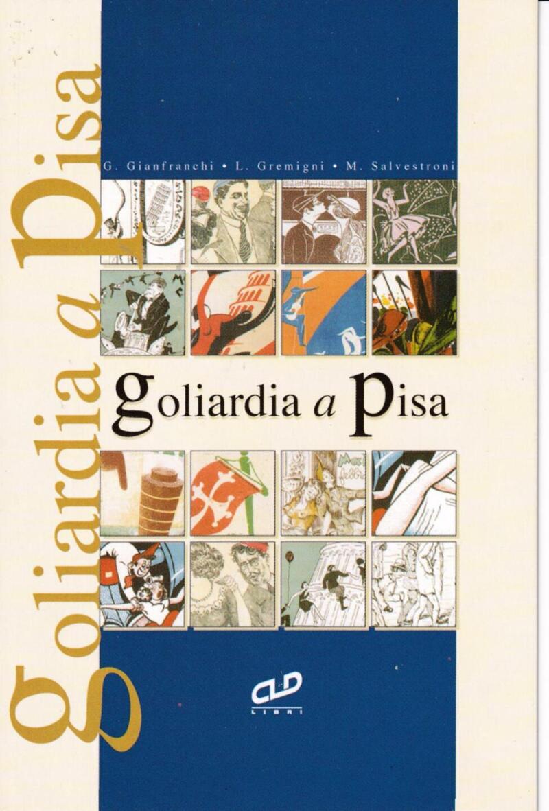 Cartolina pubblicitaria della presentazione del libro 'Goliardia a Pisa'