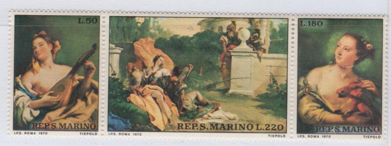 Francobolli San Marino Anno 1970 Bicentenario della morte di G. B. Tiepolo