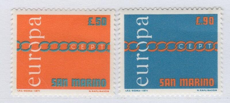 Francobolli San Marino Anno 1971 Europa