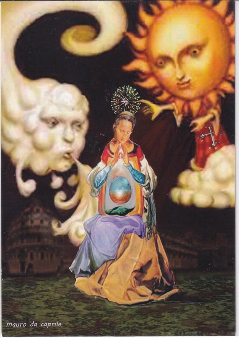 Cartolina Pisa Serie Er Tramme 25 marzo 2017 Capodanno Pisano - Disegno di Mauro Da Caprile