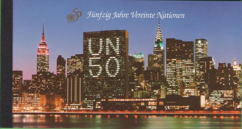Libretto Nazioni Unite - Onu Ufficio di Vienna Anno 1995 Cinquantenario delle Nazioni Unite Volti dei popoli del mondo