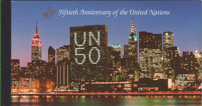 Libretto Nazioni Unite - Onu Ufficio di New York Anno 1995 Cinquantenario delle Nazioni Unite Volti dei popoli del mondo