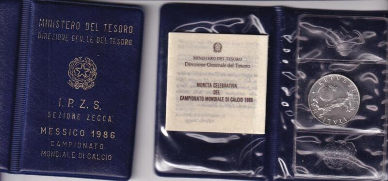 Moneta Italia Anno 1986 Messico 86