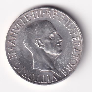 Moneta Regno d'Italia VITTORIO EMANUELE III RE E IMPERATORE - ITALIA 1936 XIV L.10
