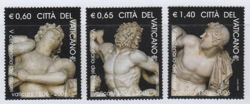 Francobolli Vaticano Anno 2006 Quinto centenario della fondazione dei Musei Vaticani